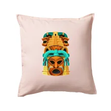 Mayová maska s pyramídou