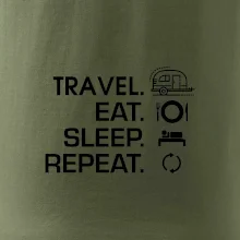 Eat sleep travel - Malý príves Eat sleep travel - Malý príves