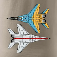 Mig 29 Fulcrum zo spoda a zo shora