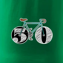Narodeniny 50 rokov na bicykli