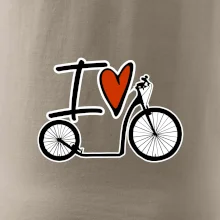I love kolobežka veľké a malé koleso I love kolobežka veľké a malé koleso