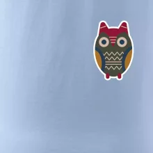 Folklór na prsníku sova