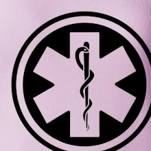 Rescue logo samostatné guľaté Rescue logo samostatné guľaté