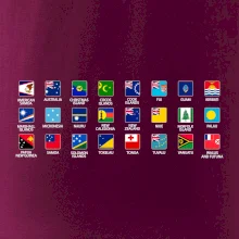 Vlajky štátov - Oceánia