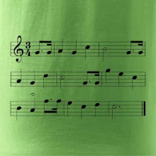 Veľa šťastia zdravia - noty