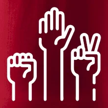 Kameň nožnice papier ikony