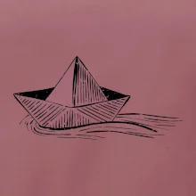 Letná romantika - papierová loďka