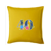 Kvetinové číslo kreslené - 40