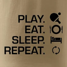 Stolný tenis - eat sleep