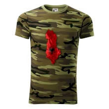 Mapa Albánsko reliéf hôr Mapa Albánsko reliéf hôr