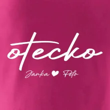 Otecko - tričko s menami deti Otecko - tričko s menami deti