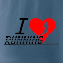 I love running dievča
