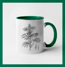 Konope kvietok čiernobiely  