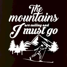 The mountains are calling bežkár