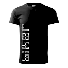 Biker nápis na výšku reťaz