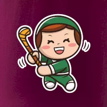 Ikona pozemný hokej holka