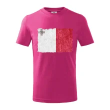 Vlajka Malta ohrýzaná