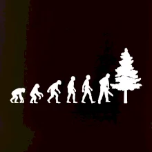 Evolúcia drevorubač - píla a strom