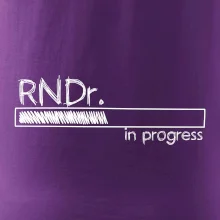 In progress titul RNDr. doktor / doktorka prírodných vied