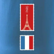 Paríž známka farebná