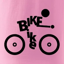 Bike nápis postava