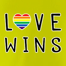 Love wins nápis