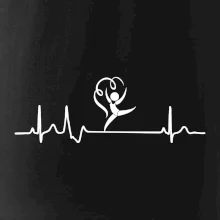 EKG moderná gymnastika stuha