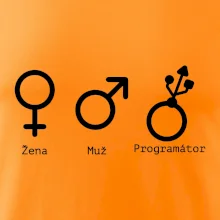 Muž žena programátor