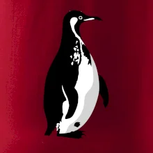 Tučniak čiernobiely z boku