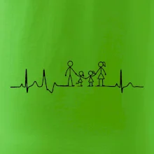 EKG rodina a dve dievčatá