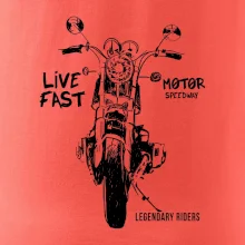 Motorka kresba live fast Motorka kresba live fast