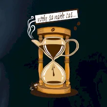 Vždy sa nájde čas na kávu (Pecka design)