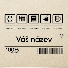 Čárový kód - Vlastní text