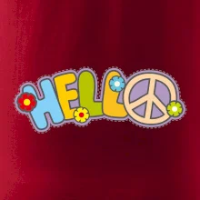 Hello hippie symbol