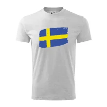 Švédsko vlajka štetkou