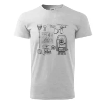 Geodet teodolit dron