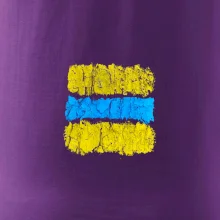 Turistická Cyklo značka - žlto modrá