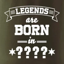 Legends are born in (Tvoj mesiac narodenia)