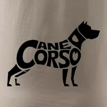 Cane corso nápis v tele