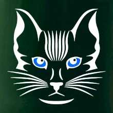 Mačka hlava skica Mačka hlava skica