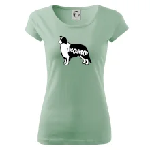 Border kolie mama obrys