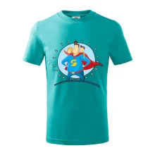 Táta superman - dievča a chlapec