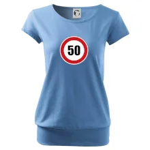 Dopravná značka - obmedzenie rýchlosti 50