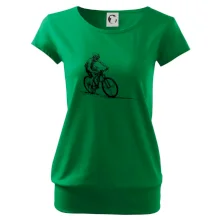 MTB kreslený cyklista