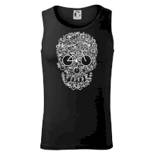 Cyklo lebka zložená z kolies Cyklo lebka zložená z kolies