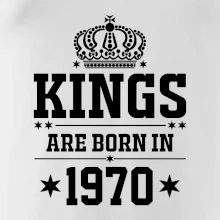 Kings are born in 1970
