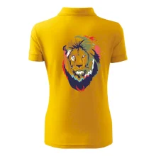 Hlava leva kreslená jednoduchá