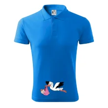 Bocian a bábätko - dievča (Hana-creative)