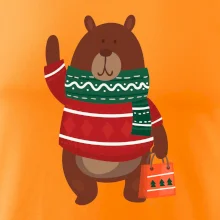 Medveď s darčekom