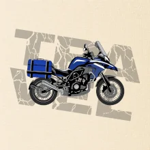 Cestovná enduro modrá